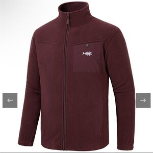BassDash Men's AllDay Full Zip Fleece Jacket | Size M | NWT | 1C‎